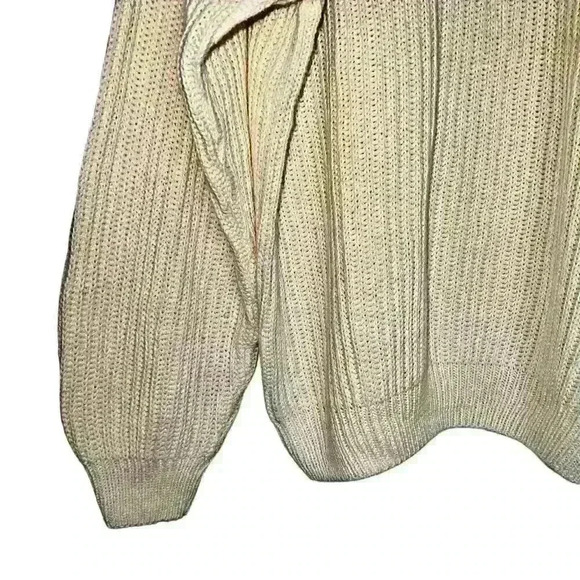 Vtg Gulf Traders Sz XL Chunky Knit Pullover‎ Sweater Cozy Cabincore - Picture 5 of 13